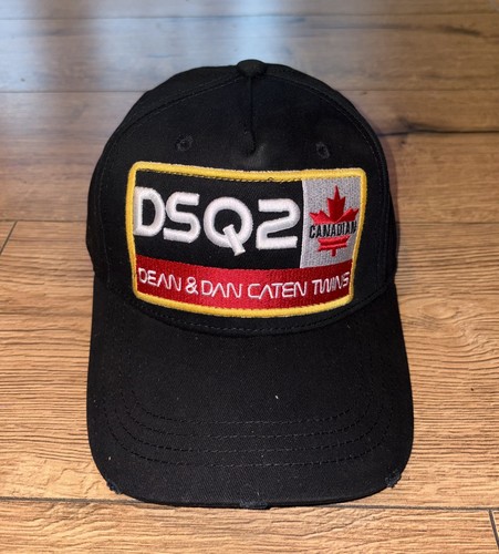 Dsquared2 black baseball cap - dsquared2,
