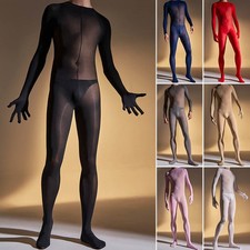 Mens See-through Velvet Full