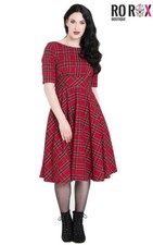 Hell Bunny Irvine Tartan 50's