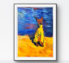 Imagine Art Greyhound Dog at