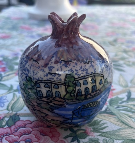 Hand painted pomegranate - hand,