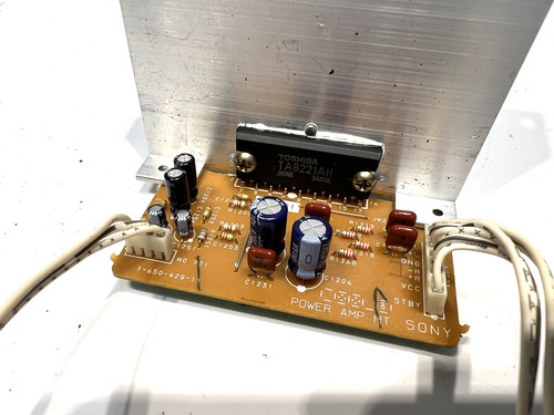 Sony hcd a190 power - hcd-a190, amp