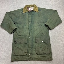 Wax Jacket Womens Large Green