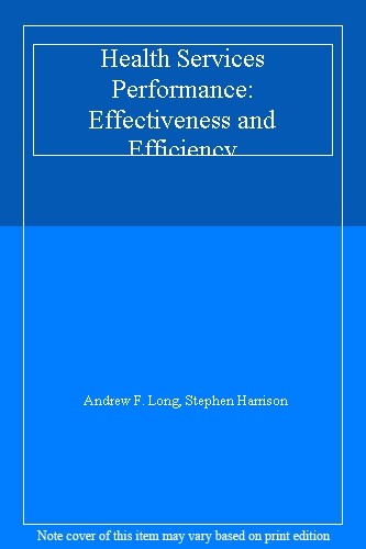 Health services performance - services,