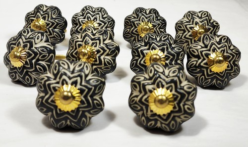 Lot new ceramic black gold - ceramic,