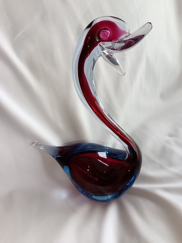 Purple and clear murano - purple,