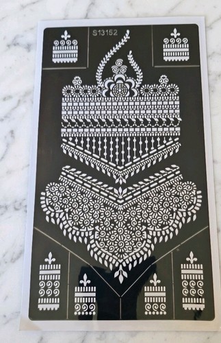 Sheet reusable henna tattoo - sheet,