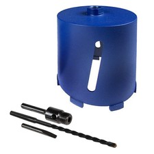 152mm Diamond Core Drill + 100mm SDS+ Arbor & Pilot Drill | 150mm Cutting Depth