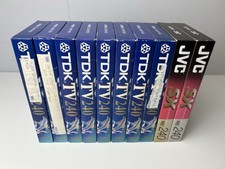 10 x Used VHS Tapes TDK E-240