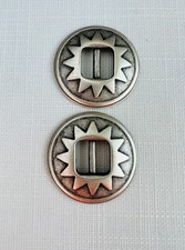 2 Vintage Metal Sunburst