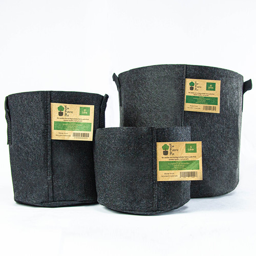 Fabric root pots - fabric,