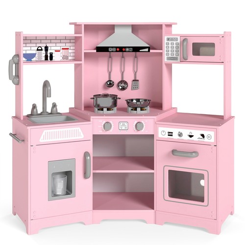 Pink wooden kids - wooden,