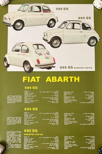 Fiat abarth poster - abarth, 500