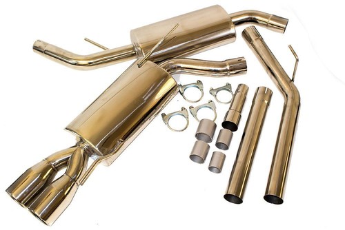 Stainless steel exhaust - stainless,