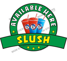Slush Available Here Sticker