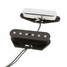 Fender Tex-Mex Tele/Telecaster Single Coil Pickups Set (Chrome)