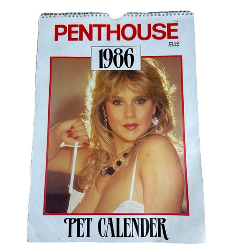 Penthouse 1986 calendar wall - penthouse,
