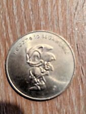 Sega World Sonic The Hedgehog 3 London United Kingdom Amusement Ride Token 25mm