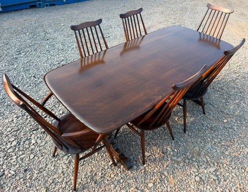Vintage ercol dining table and - ercol,