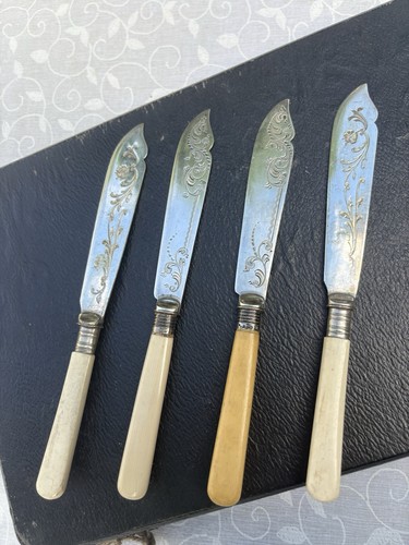 Various vintage bone handled - vintage,