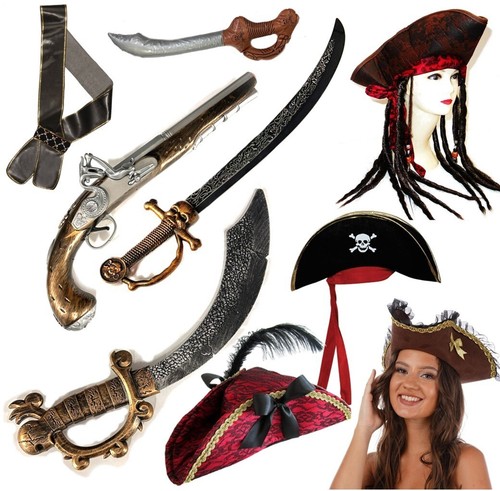 Pirate fancy dress costume - fancy, hat