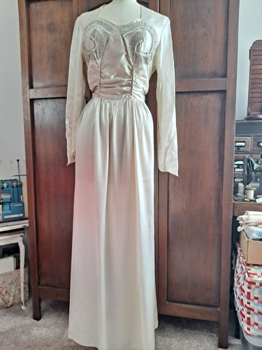 1930s wedding dress - 1930s,