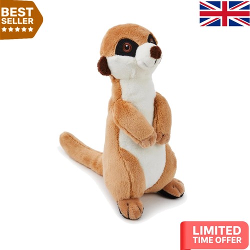 Soft 20cm meerkat plush toy - toy,