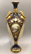 Antique Coalport Twin Handled