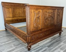 Bed Antique French Style Oak
