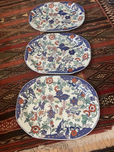 Vintage imari style platters - style,