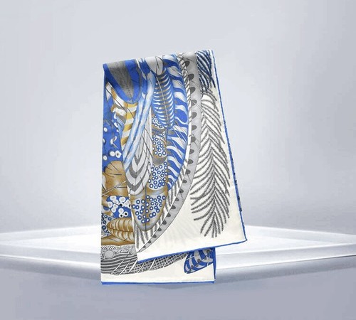 100 mulberry silk scarf in - mulberry,