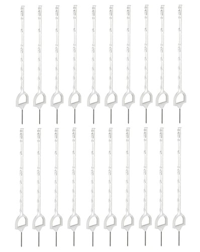 White 5ft stirrup poly - x,
