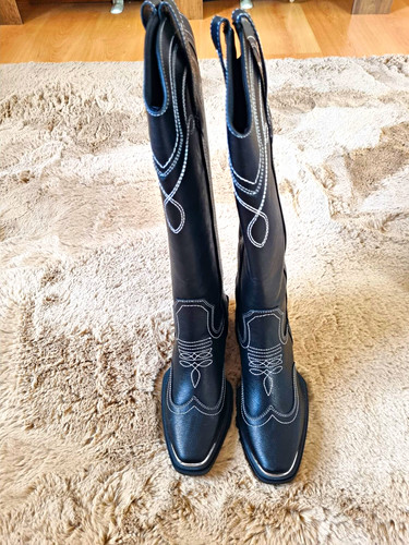 Womens black pull western - womens,