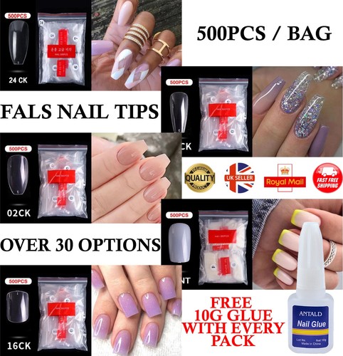 500 pcs false fake - pcs, tips