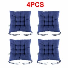 Set of 4 Seat Pad Cushions For