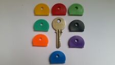 Soft Plastic Key Caps Mixed Colours Covers Top Cap Tag Door Identifier