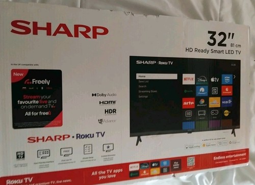 Sharp 32hd2025k roku - sharp, ready