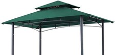  Replacement Canopy Grill BBQ Gazebo Roof Top Fit for Gazebo L-GG001PST-F Khaki