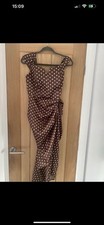 Forever unique Long Polka dot gown uk 10