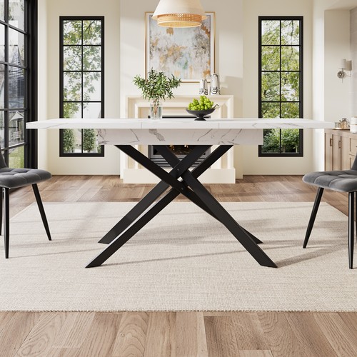 Extendable dining table - dining,