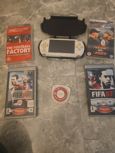 Sony psp white console with - sony,