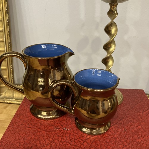 Beautiful luster ware pair - beautiful, of