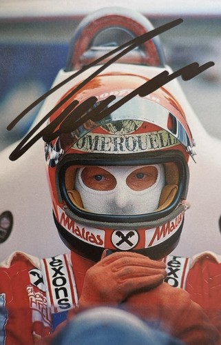 Genuine niki lauda signed - signed, 6x4