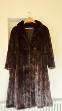 Mink Coat, Dark Brown, Full