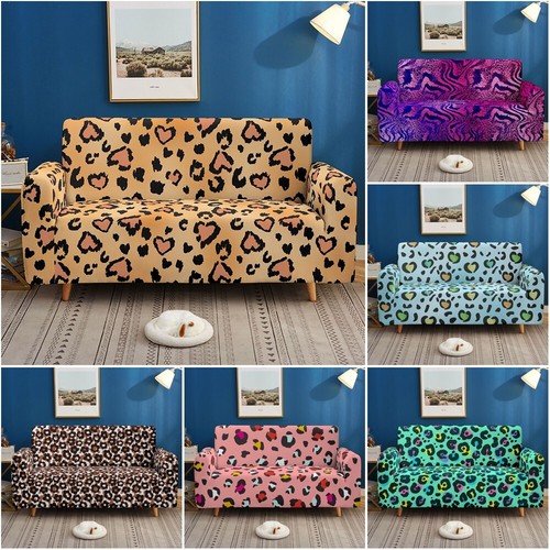 Leopard sofa cover stretch - sofa,
