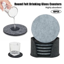 10Pcs Round Felt Drinking