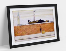 LS LOWRY,  MAN LYING ON A