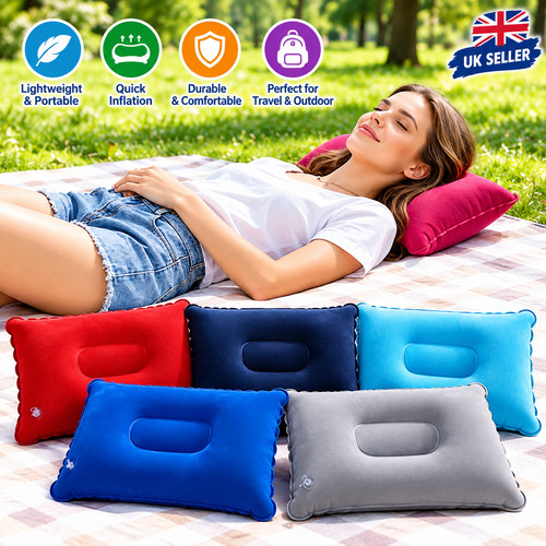 Camping pillow inflatable - pillow,