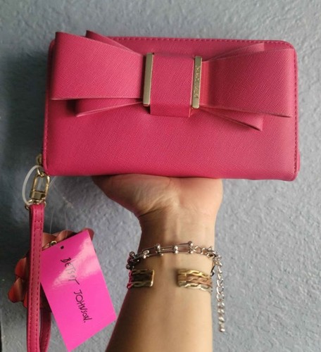Betsey johnson bow wallet - johnson,