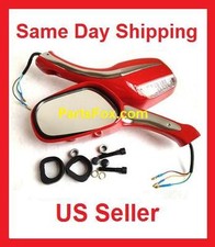 8mm Pair of RED Mirrors